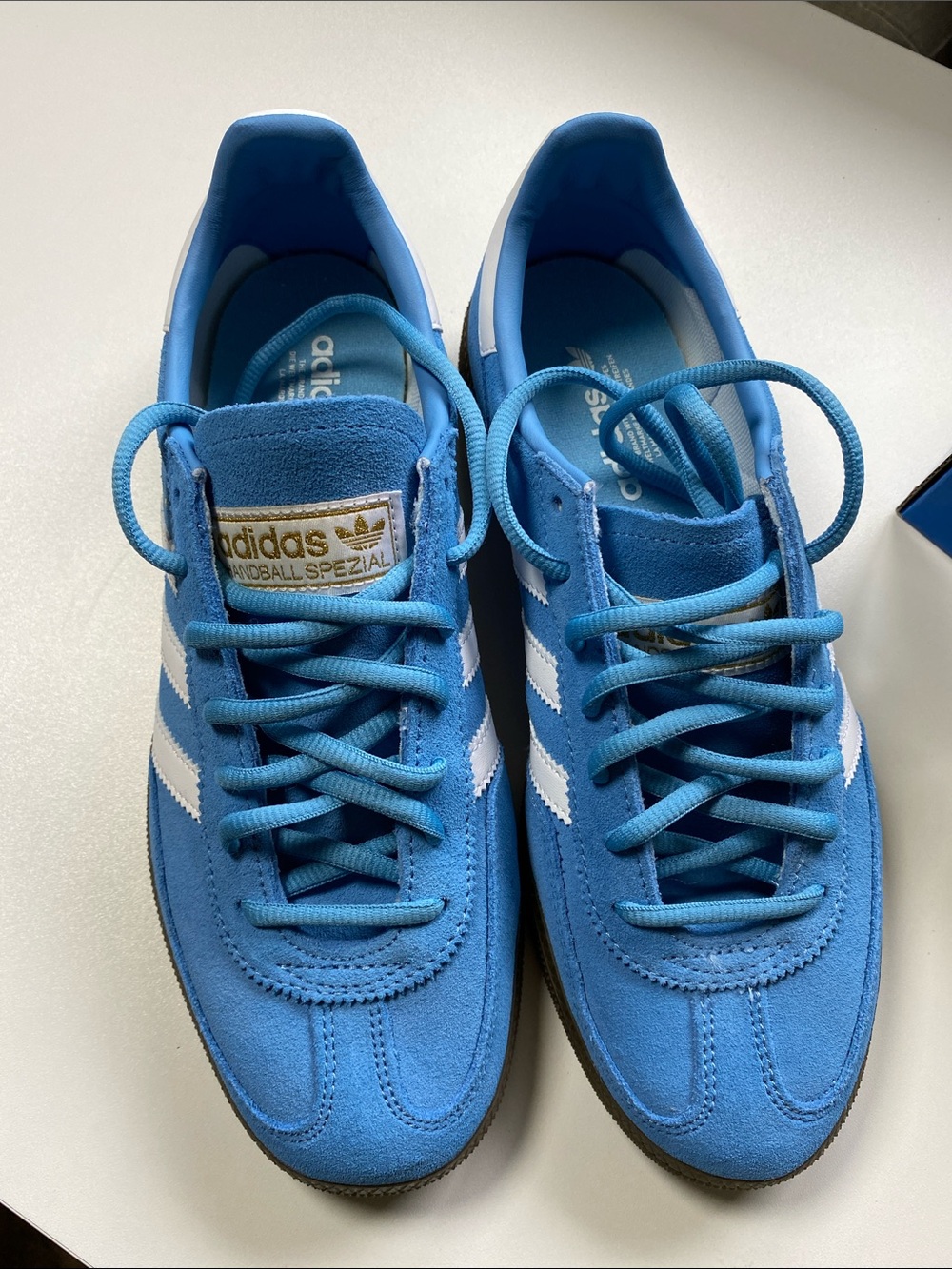 adidas Women Blue and White Ortholite Sneakers